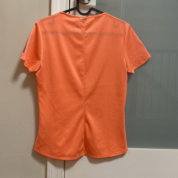 Adidas Climacool Orange Workout T-Shirt - Picture 4 of 5